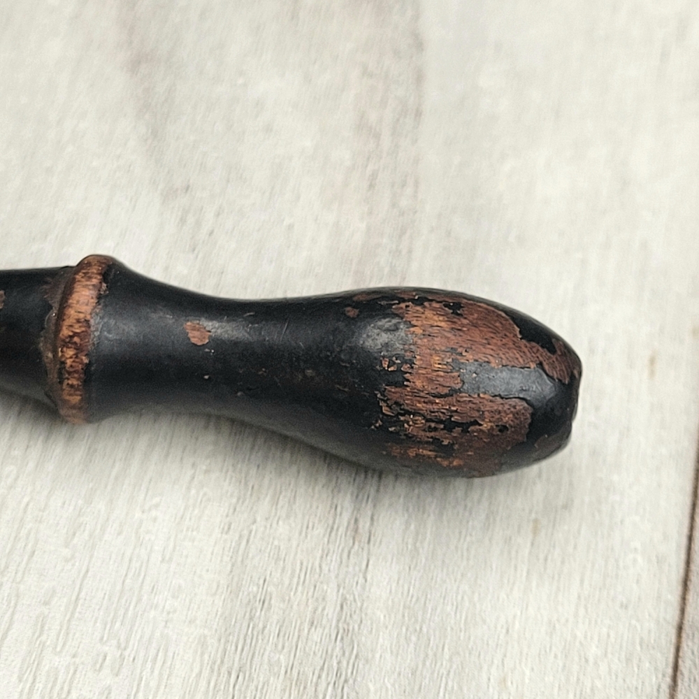 Advertising Button Hook Geo. W. Kies & Co. Shoes Norwick, Conn. Plus Wooden Hook - Picture 9 of 10